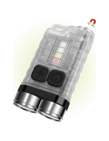 Linterna Mini Recargable MagMatic V3 - 900 Lúmenes, UV