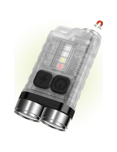 Linterna Mini Recargable MagMatic V3 - 900 Lúmenes, UV