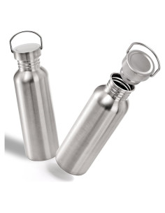 Yopay 2 Botellas de Agua Deportivas Acero Inoxidable 750ml