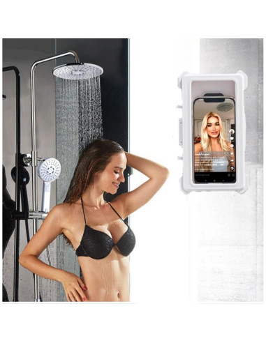 Soporte para Teléfono de Ducha Impermeable CTKEPUN 360