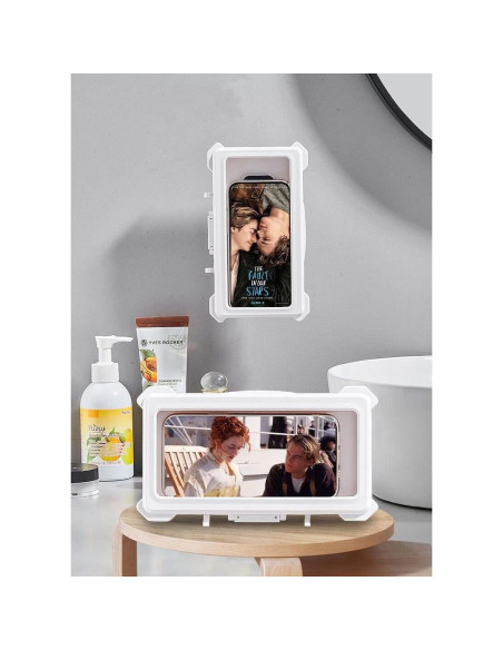 Soporte para Teléfono de Ducha Impermeable CTKEPUN 360