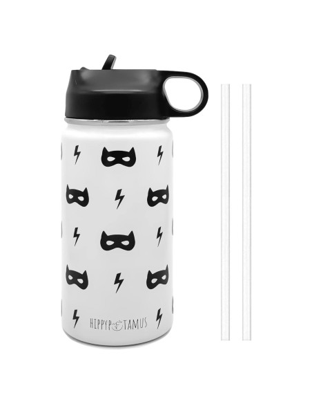 Botella de Agua para Niños Hippypotamus 414 ml Aislada Botella de Agua para Niños Hippypotamus 414 ml Aislada