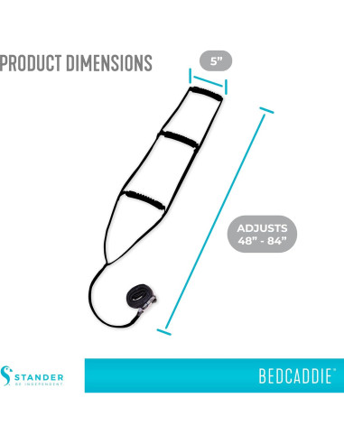 Stander BedCaddie Asistente de Cama Ajustable para Adultos