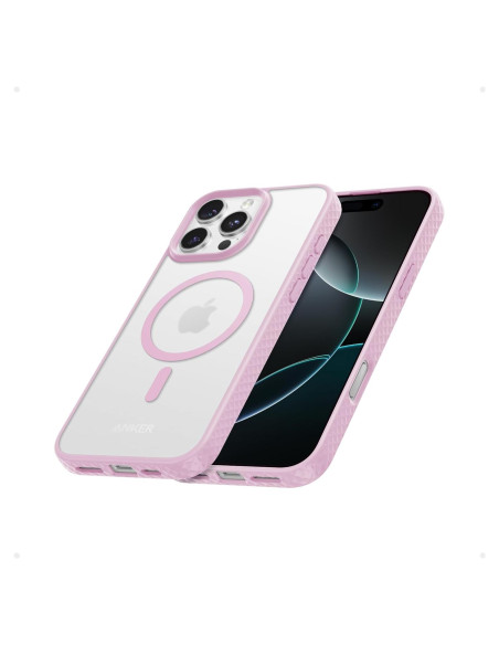 Funda Magnética Anker MagGo Rosa para iPhone 16 Pro Max Funda Magnética Anker MagGo Rosa para iPhone 16 Pro Max