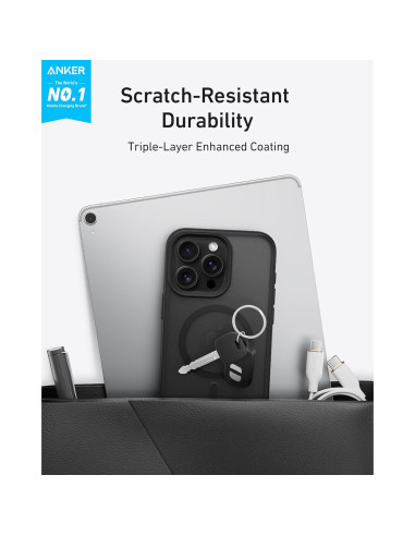 Funda Magnética Anker MagGo Rosa para iPhone 16 Pro Max