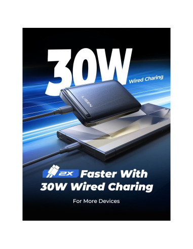 Batería Portátil MagSafe LISEN Qi2 10,000mAh Carga Rápida