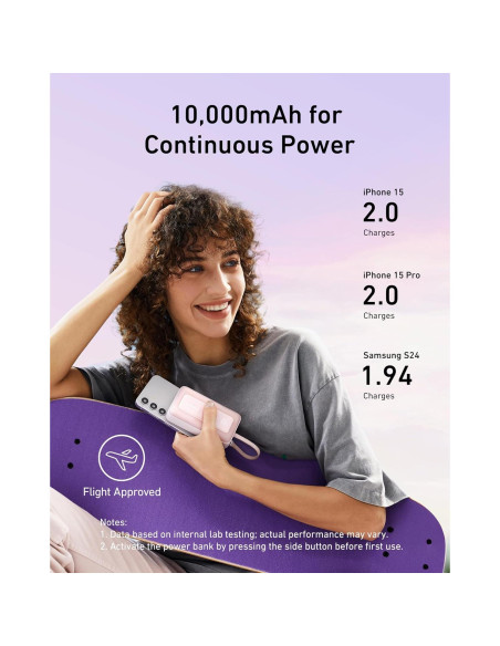 Banco de Energía Anker MagGo 10,000mAh Carga Inalámbrica 15W