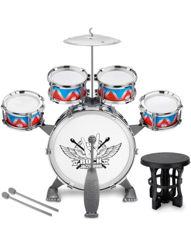 Juego de Batería Infantil CHADRIGIVS 54 cm 1.20 kg para 3-6 años