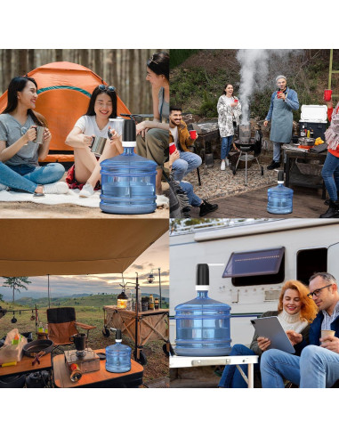 Dispensador de Agua Eléctrico BY4U 5 Galones 3 Modos Plegable