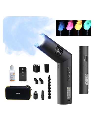 Máquina de Niebla COLBOR CF5 con Ventilador y Luces RGB