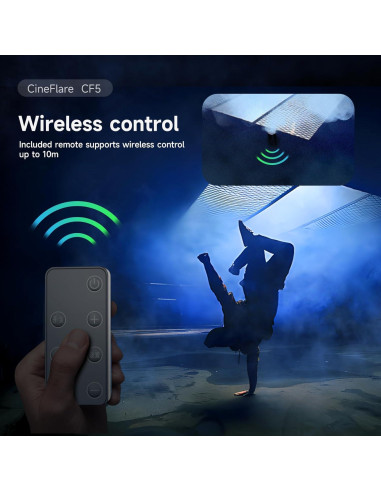 Máquina de Niebla COLBOR CF5 con Ventilador y Luces RGB