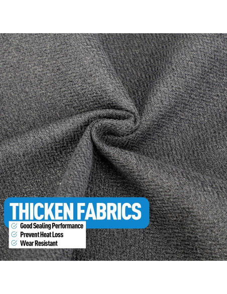 Cortina de Puerta Aislante Magnética HOMWMPA 86x210 cm Gris