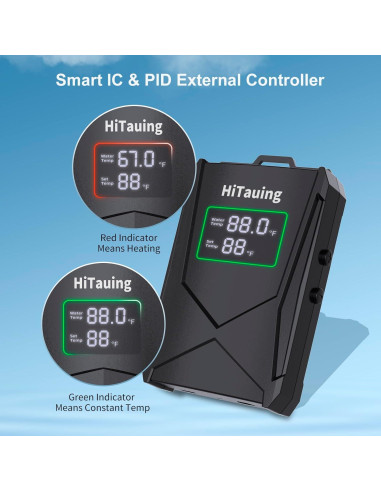 Calentador de Acuario HiTauing 1000W con Controlador Inteligente