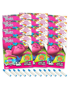 Libros de Colorear Trolls Imagine Ink - Paquete de 12 para Niños