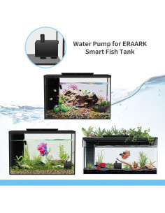 Bomba de Agua Silenciosa ERAARK 50GPH 190L/H para Acuario 2