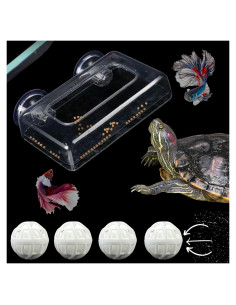 Anillo de Alimentación Flotante Homedy para Tortugas y Peces L