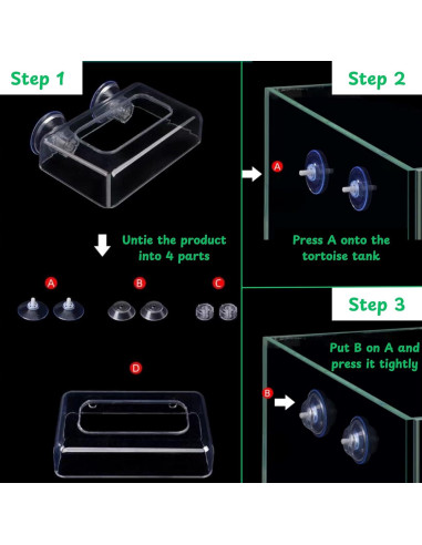 Anillo de Alimentación Flotante Homedy para Tortugas y Peces L