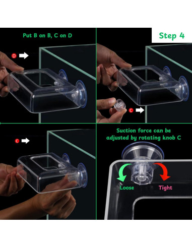 Anillo de Alimentación Flotante Homedy para Tortugas y Peces L