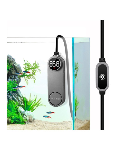 Calentador de Acuario Sumergible Boxtech 100W para 45-95L