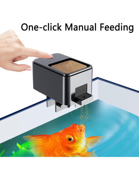 Dispensador Automático de Comida para Peces VSON WP8622 USB Dispensador Automático de Comida para Peces VSON WP8622 USB