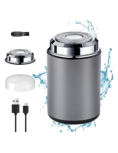 Afeitadora Eléctrica Recargable YOUSHME Mini Portátil Gris