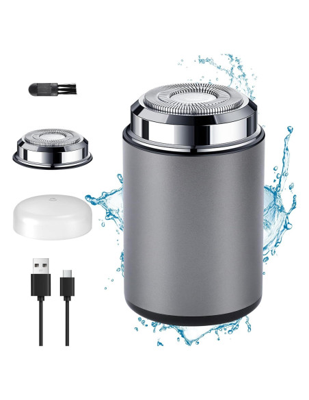 Afeitadora Eléctrica Recargable YOUSHME Mini Portátil Gris