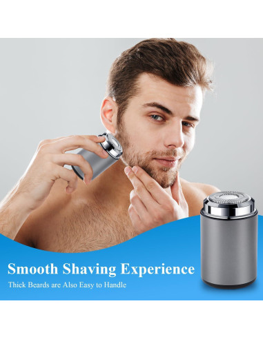 Afeitadora Eléctrica Recargable YOUSHME Mini Portátil Gris