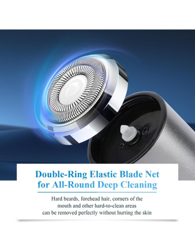 Afeitadora Eléctrica Recargable YOUSHME Mini Portátil Gris