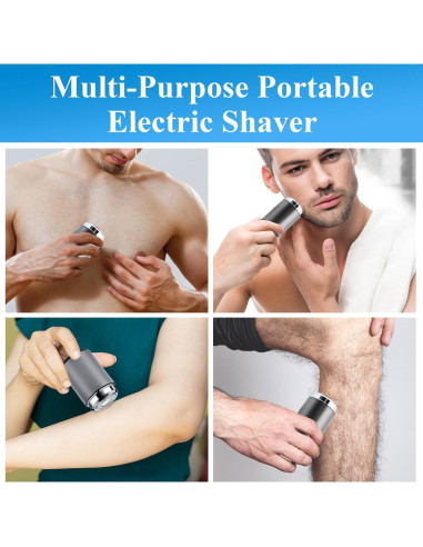 Afeitadora Eléctrica Recargable YOUSHME Mini Portátil Gris