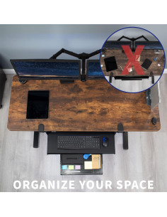 Bandeja de Teclado Ajustable VIVO MOUNT-KB05-4DH Negra 2