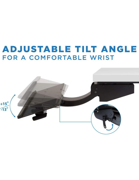 Bandeja de Teclado Ajustable Mount-It! MI-7139 67.3 cm