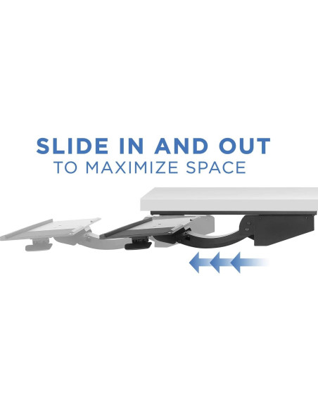 Bandeja de Teclado Ajustable Mount-It! MI-7139 67.3 cm