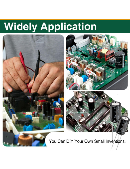 Kit de 280 Capacitores Electrolíticos Aluminio 0.1-1000uF 10-50V