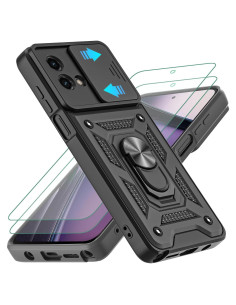 Funda Protectora AKINIK para Moto G Stylus 4G 2023 - Negro