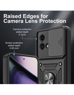 Funda Protectora AKINIK para Moto G Stylus 4G 2023 - Negro 2