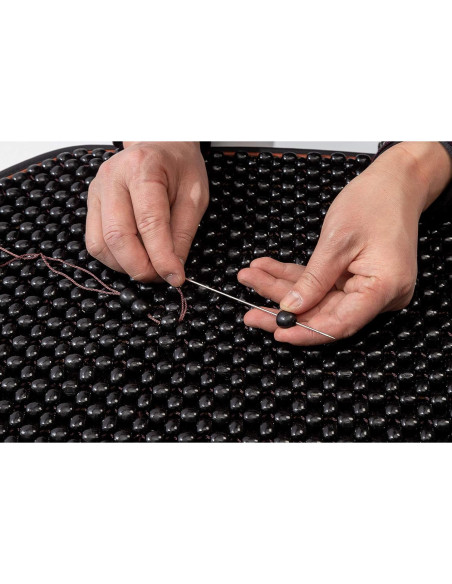 Cojín de Asiento de Coche KENNISI con Perlas Masajeador 45.72x45.72cm