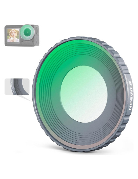 Filtro de Difusión Negra 1/4 NEEWER para DJI Osmo Action 5/4 Filtro de Difusión Negra 1/4 NEEWER para DJI Osmo Action 5/4