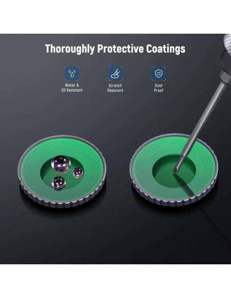 Filtro de Difusión Negra 1/4 NEEWER para DJI Osmo Action 5/4 Filtro de Difusión Negra 1/4 NEEWER para DJI Osmo Action 5/4