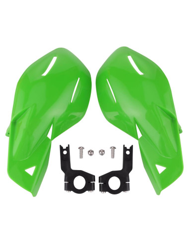 GOOFIT Protectores de Manillar Verde 7/8" para Motocicleta Off-road