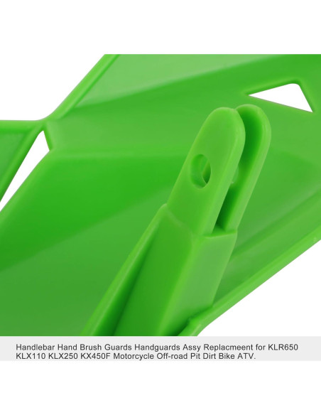 GOOFIT Protectores de Manillar Verde 7/8" para Motocicleta Off-road