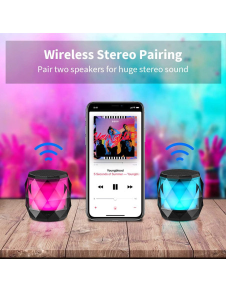 Altavoz Bluetooth Portátil FLS Magnético Impermeable 10W Altavoz Bluetooth Portátil FLS Magnético Impermeable 10W