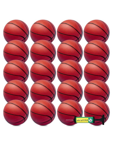 Set de 40 Balones de Baloncesto Mini 15.24 cm Oleitodh