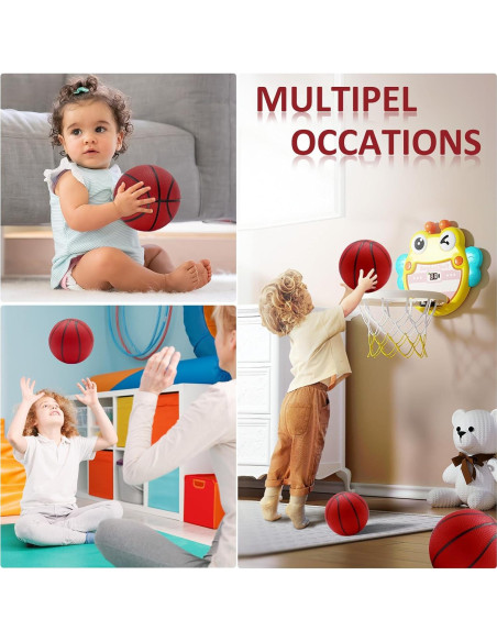 Set de 40 Balones de Baloncesto Mini 15.24 cm Oleitodh