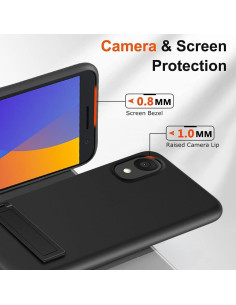 Funda con Protector de Pantalla para Alcatel 1 2021 - Negro 2