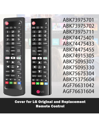 Funda de Silicona para Control Remoto LG AKB75095307 Negra