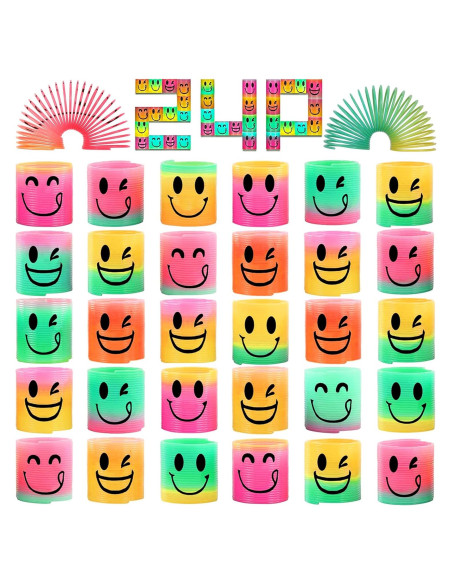 Mini Resortes de Colores AZEN 24 Pcs para Niños 3-8 Años