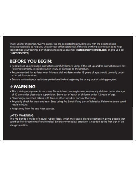 Banda de Resistencia SKLZ Pro Mediana 102 cm para Entrenamiento