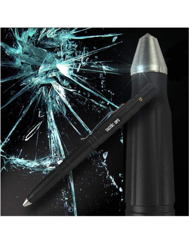 Bolígrafo Táctico de Autodefensa Tactic Ops con Linterna LED