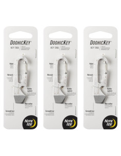 Nite Ize DoohicKey Multiherramienta Llave Acero Inoxidable 3 Piezas