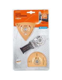 Conjunto de Trabajo para Azulejos Fein Starlock - 3 Piezas 2